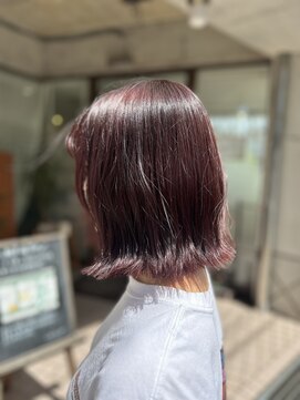 ヘアーランプ(hair Lamp) ブリーチなしピンクカラー