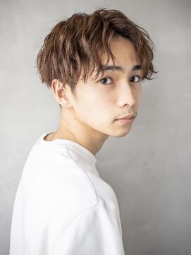 エイトメン 上野店(EIGHT MEN) メンズ/センターパート/波巻きパーマ/上野駅