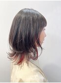 【松戸 藤原】ミディアムウルフ　アクセサリーカラー