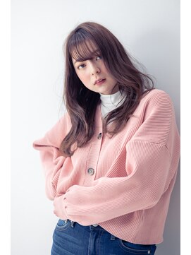 ブリング バイ スノードロップ 吉祥寺(BRING by Snowdrop) 黒髪/グレーベージュ/レイヤーロング/前髪パーマ/吉祥寺