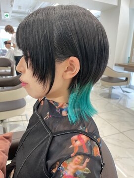 アッシュ 下北沢店(Ash) マッシュウルフインナーターコイズカラー