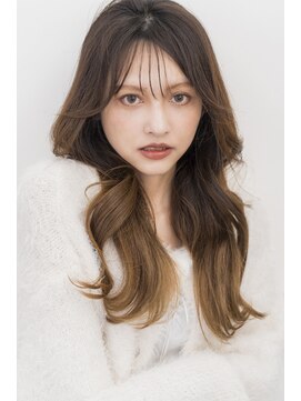 アジールヘア 東上野店(agir hair) 20代30代大人可愛いくびれミルクティーベージュブリーチ【上野】