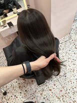 ボタン シブヤ(VOTAN SHIBUYA)&nbsp;韓国ヘア/顔まわりカット/くびれヘア/オリーブグレージュ