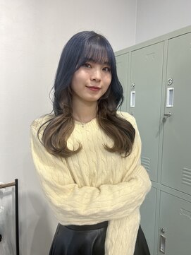 ラニヘアサロン(lani hair salon) インナーカラー/ブルー ベージュ