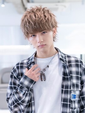 イルハバナ 渋谷(ill HAVANA) ベリーショート/ウルフ/アップバング/メンズハイトーン/束感