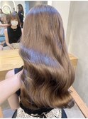 髪質改善＊ロングレイヤーグレーベージュ＊美髪【Zina船橋】