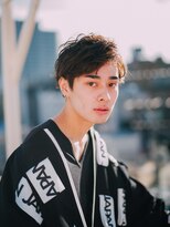 メンズスパイキーショート 恵比寿 アップバング