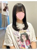 顔まわりレイヤー/姫カット