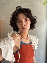 ニール シトロン 名古屋 伏見 丸の内(NEELU citron)&nbsp;【Neeluscuro_take】ラフな巻き髪ボブ