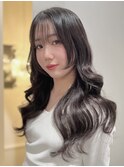 韓国風黒髪ロング♪