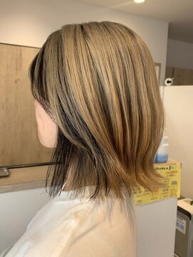 アズールサン 草加西口店(azule-sun) トリプルカラー,ローライトカラー,ミルクティーベージュ【草加】