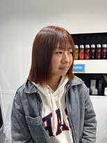 エミュ(emu) 酸性ストレートをしていてもできるオレンジブラウン◎