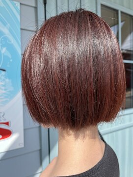 エボノスヘアー エボノスヘアー 桜カラーボブ