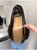 縮毛矯正髪質改善ハイライトレイヤーカット枚方美容室エクステ
