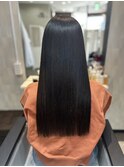 ロングの髪質改善トリートメント×縮毛矯正