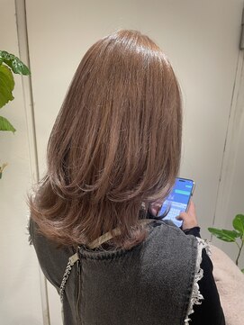 フィゼル あべのルシアス店(Aujua fizelle) ラベンダーグレージュ