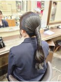 シンプル☆タイトポニー☆スッキリヘアー