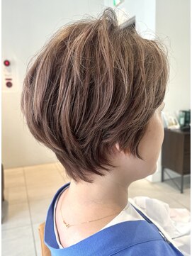 ナインヘアーアンドメイク(NINE hair&make) ピンクベージュカラー