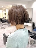 30代/40代/50代◎絶壁解消/白髪ぼかし/大人小顔ショート【湯本】