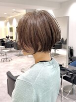 30代/40代/50代◎絶壁解消/白髪ぼかし/大人小顔ショート【湯本】