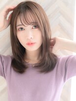 ローレン(LOREN) 20代30代40代/小顔レイヤーカット/ナチュラル艶髪ストレート