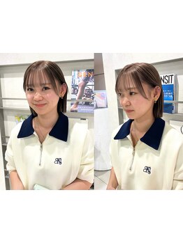 《HPB AWARD 2025 BESTSALON注目サロン選出》YUCCAこだわりの透明感&艶感のあるカラーで柔らかく上品な色に