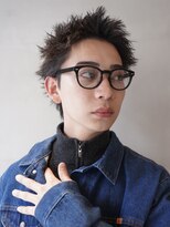 ニコ トウキョウ ロジック(nico TOKYO Logic)&nbsp;刈り上げアップバングスパイキーショートパーマスパイラルパーマ