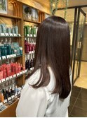 ロング/艶髪/ナチュラルブラウン/ココアブラウン