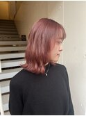 ブリーチカラーピンクベージュカラーkitasenju