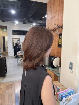 ディッシュ 五反田(dish) アースベージュ/流行色/レイヤーカット*五反田美容院