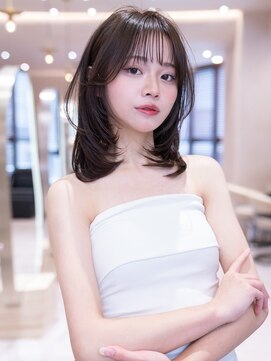 イルハバナ 渋谷(ill HAVANA) 髪質改善レイヤーカット/ココアベージュ/ヘーゼルブラウン/小顔