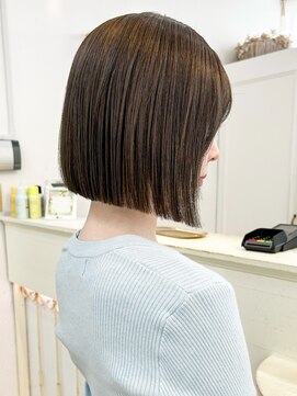 【Nico】ミニボブレイヤー／グレーブラウン／ミニボブ