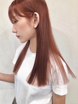 マイレ(maile)の写真/[大通/ハイライト/ブリーチ/ダブルカラー]人気の縮毛矯正で、自然で柔らかい理想のストレートに♪