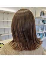 フィッツヘアー 五泉店(Fits Hair) 20代30代40代 大人可愛いマットブラウン