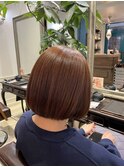 内巻きボブ