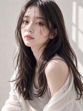 シエル 大名店(CIEL)&nbsp;暗髪アッシュ×シースルーレイヤー