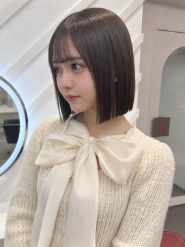ロンドヴァリー 渋谷店(Lond vallee) 結べる長さのボブ/レイヤーボブ/顔周りカット/渋谷