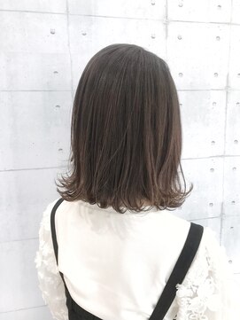 ニューヨークニューヨーク 新田辺店(NYNY) 切りっぱなしボブ×アッシュベージュ