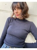 ナチュラルハイライトで作る、後ろから見ても可愛いボブスタイル