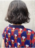 【三ツ井純】コテ巻き風ボブパーマ 大人可愛い 簡単スタイリング
