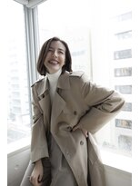 リバレッジ 広尾(Leverage)&nbsp;大人のお洒落海外風切りっぱなしボブ