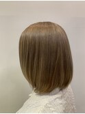 フォギーベージュボブ
