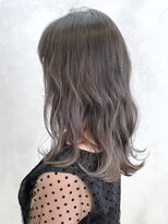 アイティーバイアルバム 八王子店(IT by ALBUM)&nbsp;ミルクティーベージュ_マロンベージュかきあげロング_ba333671