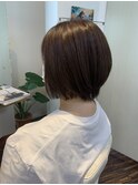 丸みボブでナチュラル可愛い♪×ヌナボブ