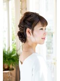 代々木駅前すぐ♪編み込み×ねじりルーズアップ