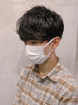 フランクスバーバーリザーブ 人形町店(FRANK’S BARBER RESERVE) スマートマッシュパーマスタイル　ｙ