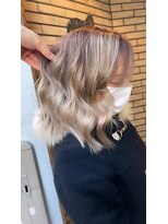 ラフ(LAFF)&nbsp;#黒髪#ボブルフ#ネビージュ#小顔#ワンレン