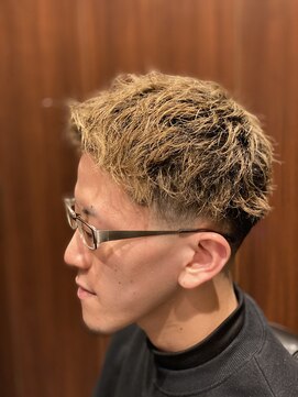 ヒロギンザ 田町店(HIRO GINZA) ローフェードジェットモヒカン