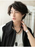 ≪mod's men≫ニュアンスパーマが成功のカギ☆モテウルフヘアb