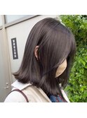 ボブ×グレージュ